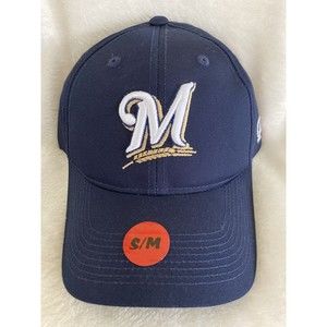 Milwaukee Brewers Hat Strapback Cap Team MLB Adult Small Medium New Brew Crew